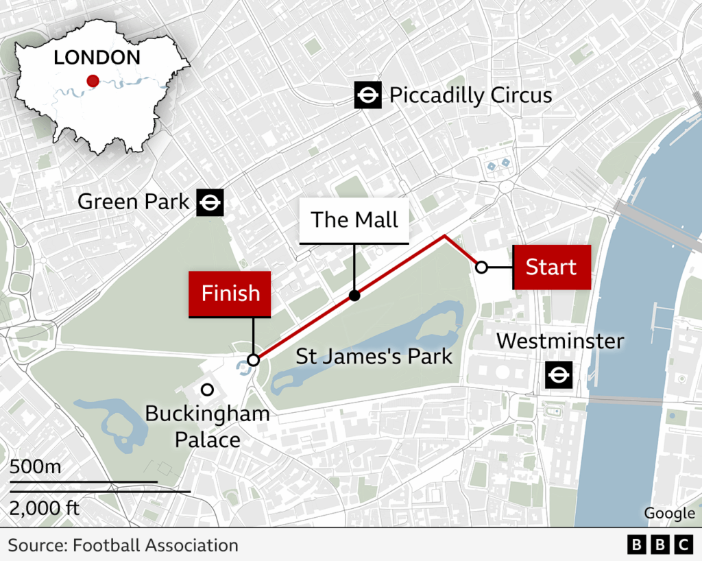 London to celebrate Lionesses with open-top bus parade
